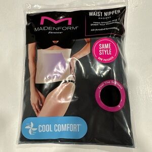New Maidenform Black Waist Nipper Flexees Medium M B18